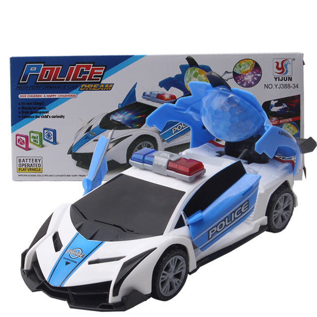 Carro Elétrico de Brinquedo Infantil Pisca Pisca