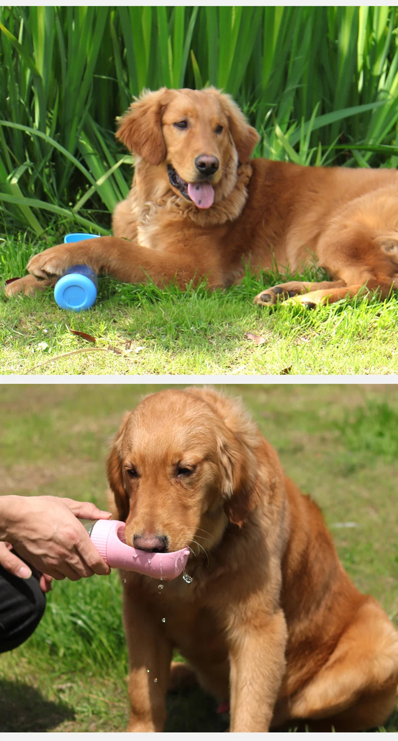 Garrafa de Água Portátil para Cães,  Bebedor de cachorro  Recipientes para Alimentos Acessórios para Cães Pet Drinker