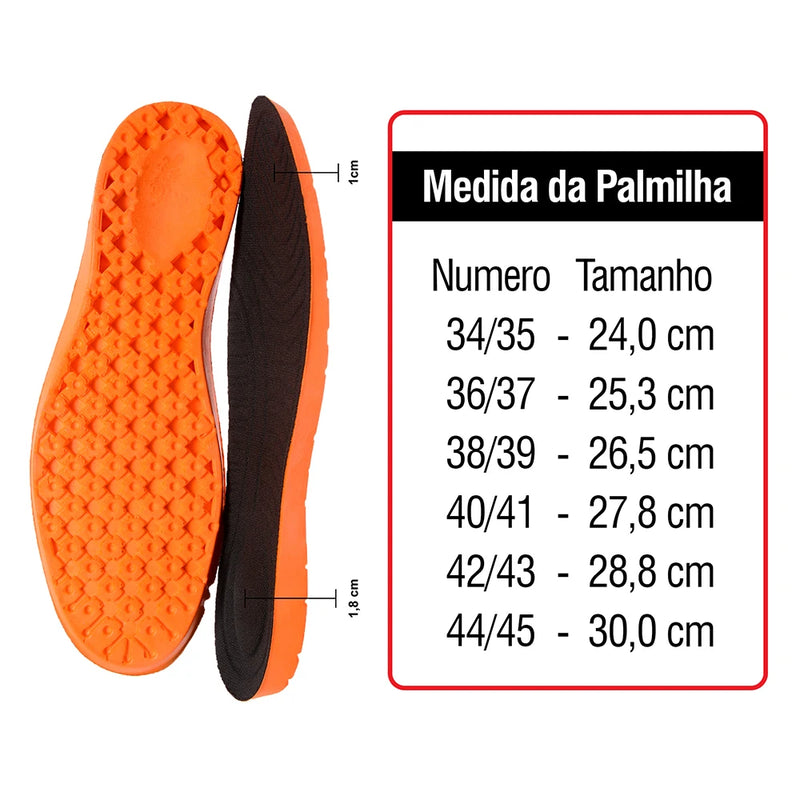 Palmilhas Ortopédicas - KIT COM 2 PARES