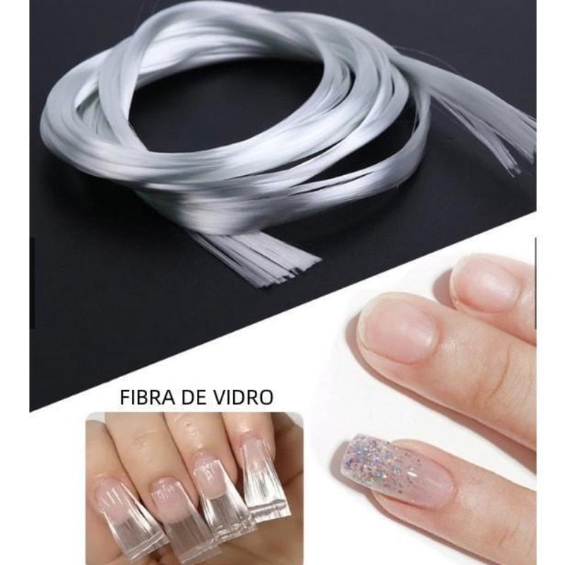 Fibra De Vidro Fio A Fio Para Alongamentos De Unhas