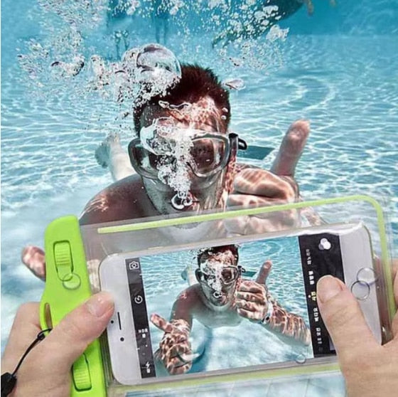 5 Capa De Celular À Prova D'água Proteção Impermeável Mergulhos Aquáticas