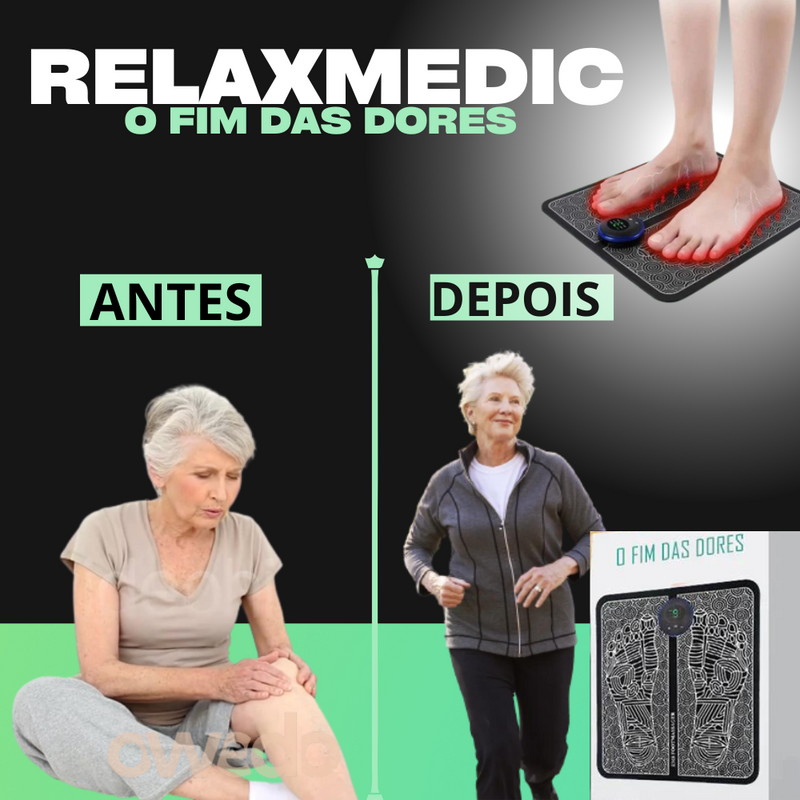 Massageador Relax Medic® (Reduz Dores e Inchaços) - 50% DE DESCONTO